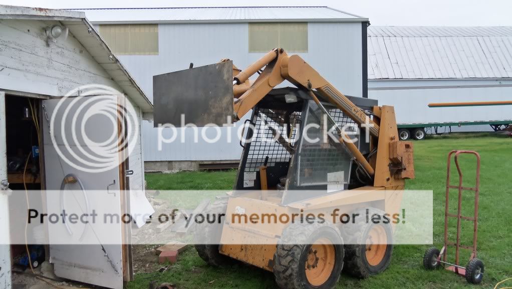 Skid Steer Loader Homemade Log Splitter Build